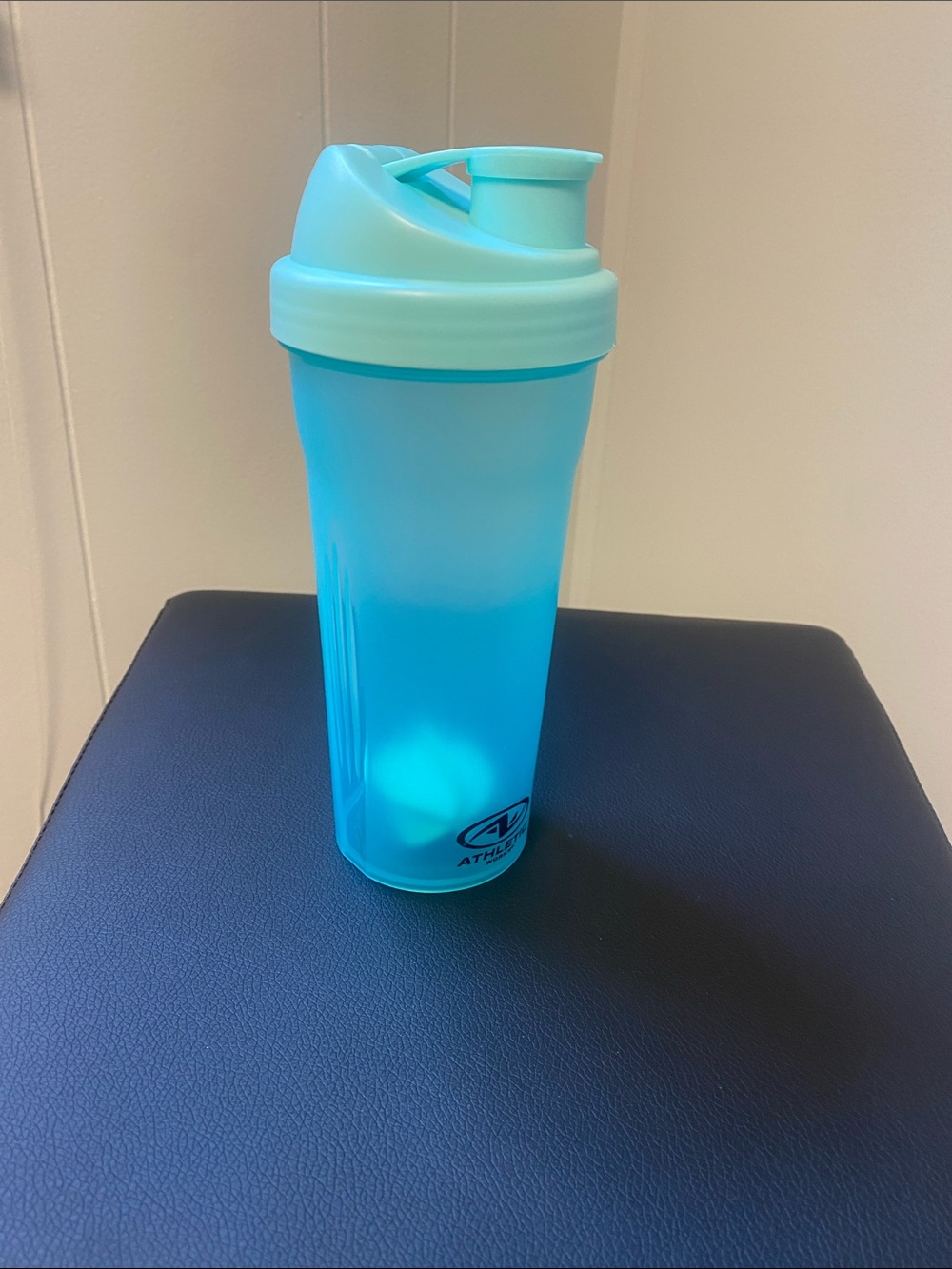 Athletic Aqua Blue Shaker Bottle